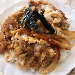 イカツ丼！(冷凍イカフライのカツ丼風)